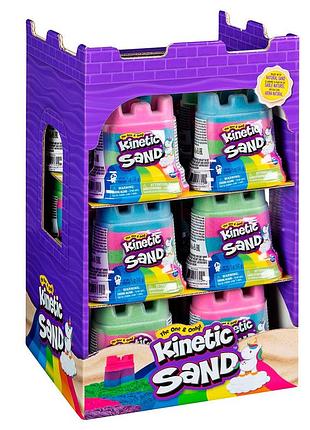 Пісок для дитячої творчості - kinetic sand міні-фортеця (різнокольоровий, 141 g)