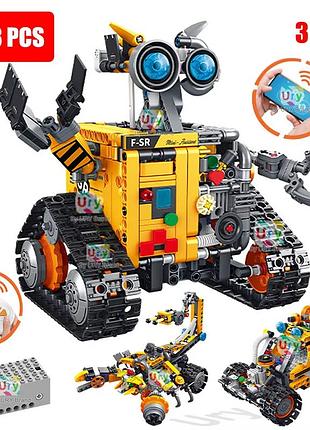 Конструктор 3в1 робот на радіокеруванні fc 9014,акумулятор, 588 деталей