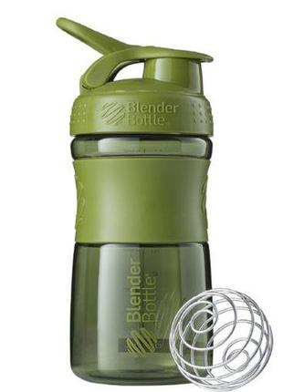 Шейкер спортивний (пляшка) blenderbottle sportmixer flip 20oz/590ml moss green _ttar