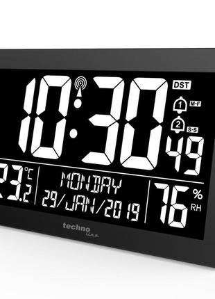 Часы настенные technoline ws8017 black (ws8017) d_2820 _ttar