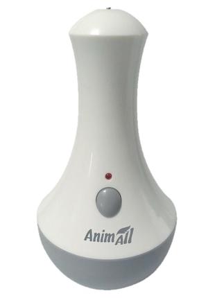 Іграшка-неваляшка animall crazzzy для котів сіра (4820224500478)