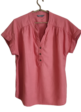 Женская льняная футболка реглан nutmeg3 фото