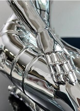 Rest большая статуэтка киберпанк геноид хадзиме сораяма (hajime sorayama), серебряная ttar