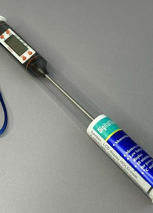 Пищевой цифровой кухонный термометр tp-101 щуп для измерения температуры пищи