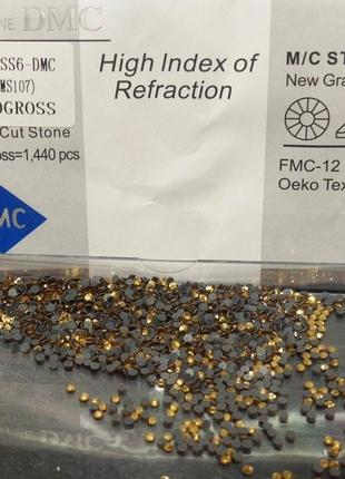 Ss6 термоклейні стрази дмс (dmc китай) col: lct