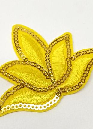 Термонаклейка лотос- 1 шт, 6х7,5см цвет #8