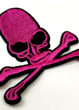 Термонаклейка "череп-5" - 1шт, 7,5х7,5см