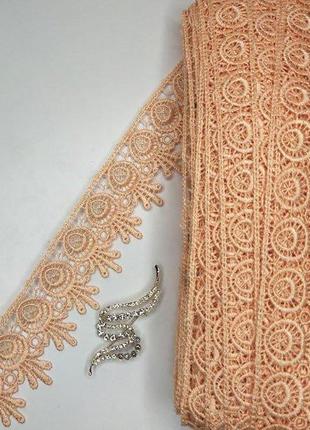 Кружево макраме sindtex 5см (20м) цвет - персик (26-h1931-6)