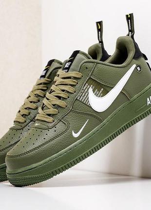Nike air force 1 07 lv8 utility olive hotsell