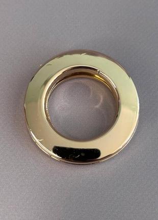 Люверс для штор пластиковий 34 мм - світле золото