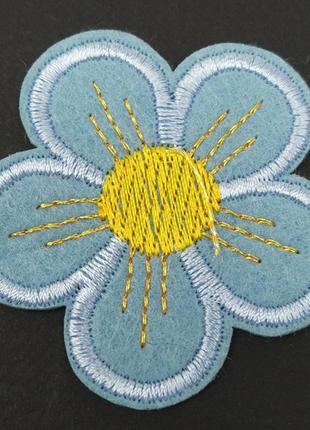 Термонаклейка цветок- 1 шт, 5х5 см цвет #2