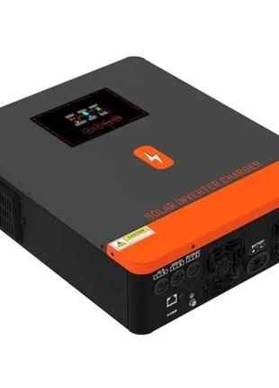 Гібридний сонячний інвертор powmr із чистою синусоїдою pow-hvm 6.2m 48v 6,2 квт