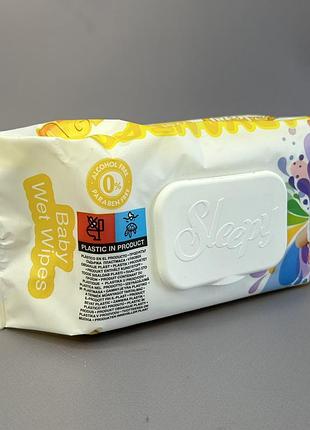 Вологі серветки "sleepy" дитячі адвантаж 120 шт. із клапаном.