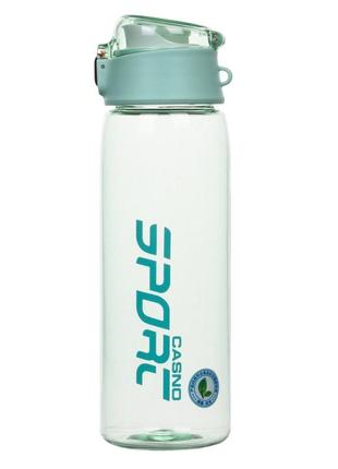 Пляшка для води casno 550 мл kxn-1220 зелена _ttar