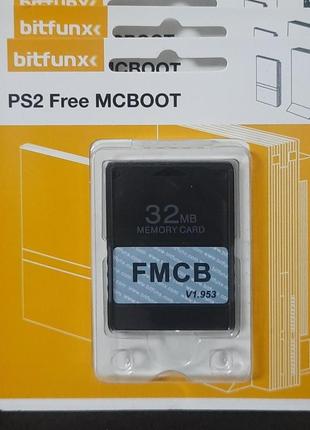 Карта памяти 32mb memory card freemcboot ps2