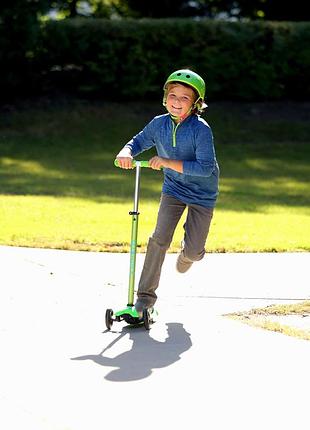 Самокат micro серії maxi deluxe - зелений 9