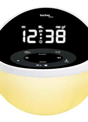 Годинник настільний з радіо technoline wt500 black/white (wt500) d_4589 ttar5 фото