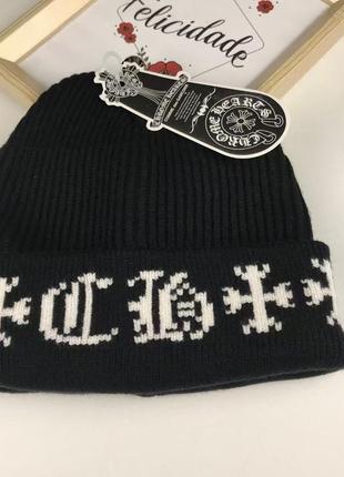 Шапка chrome hearts шапка хром хартц