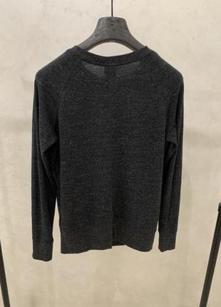 Кофта лонгслів тонкий светр nike сірий 3