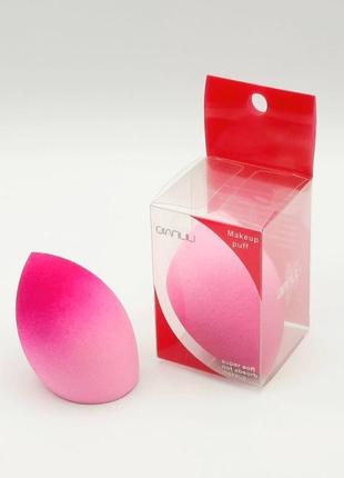 Б'юті-блендер для макіяжу зрізаний амбре