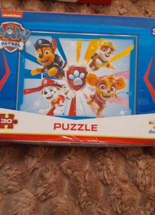 Пазл, пазли, щенячий патруль, скай, paw patrol 30 деталей 3+