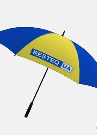 Rest парасолька у вигляді українського прапора resteq. парасолька-тростина національна. велика жовто-блакитна _ttar