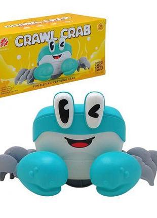 Игрушка на батарейках "crawl crab", бирюзовый