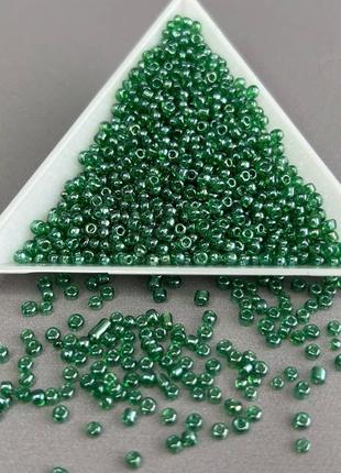 #12/0 бісер китайський дрібний, 450 г - пляшковий глянцевий