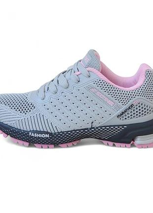 Кросівки new yike (adidas marathon) gray pink 38