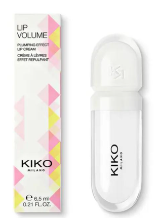В наявності лише прозорий - 02! корегуючий крем для губ для обєму - kiko milano lip volume1 фото