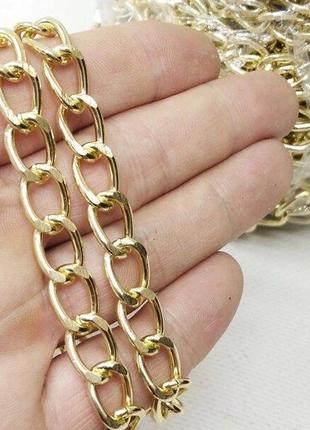 Декоративные цепи, цвет золото светлое 2,3 мм