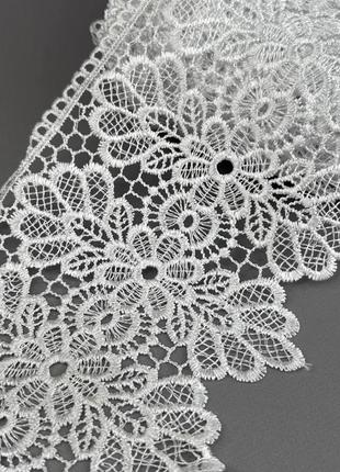 (56-727-33-001) кружево макраме 15,5 см - белый