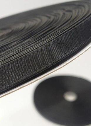 Черный цвет, 1см. лента репсовая 1м.