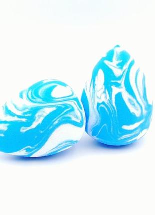 Б'юті-блендер для макіяжу крапелька мармур