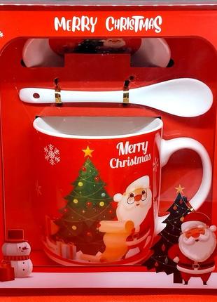 Кружка 350мм. "merry christmas" 3 в1