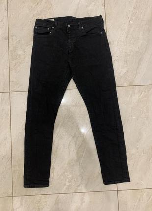 Чоловічі джинси levis premium чорні базові