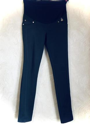 Джинсы для беременных голубые база slim