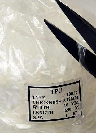 На отрез 10 мм силиконовая лента для укрепления швов, прозрачная, (кратно 1м)