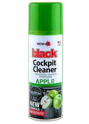 Полироль для панели приборов nowax cockpit cleaner spray яблоко, 200мл