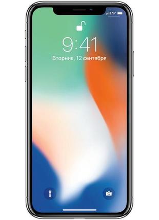 Iphone x 64gb silver, model a1901 2bmqad200487gb neverlokgb silver, model a1901 (2bmqad200487)