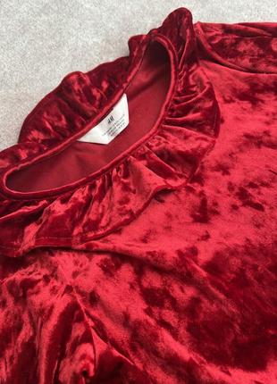 Сукня новорічна червона h&m