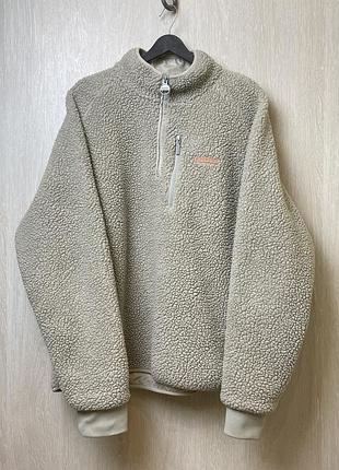 Теплая флисовая кофта barbour