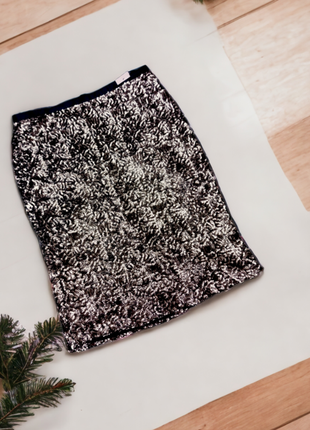 No333 новая юбка в пайетках