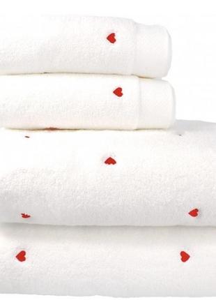 Полотенца 2шт. набор молочный серый новые home#bile махровый хлопок