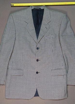 Плечи 50 см vintage george пиджак шерстяной size 40r 100%wool made in uk