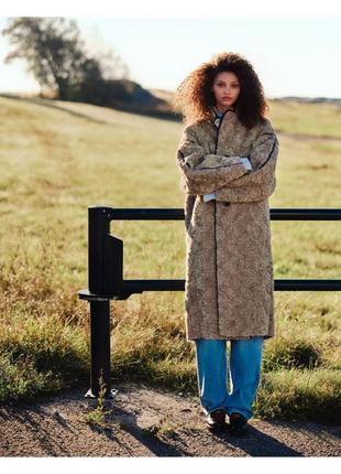 Пальто дублянка хм hm h&m куртка теді тедді