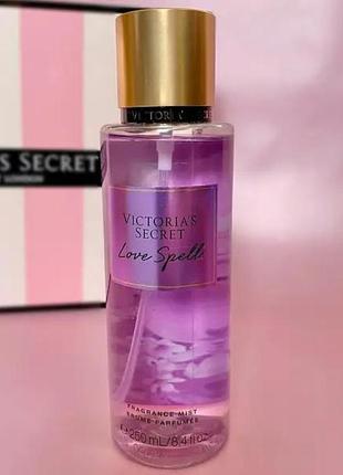 Спрей для тела victoria’s secret love spell fragrance mist 250mlспрей для тела victoria’s secret love spell fragrance mist 250ml