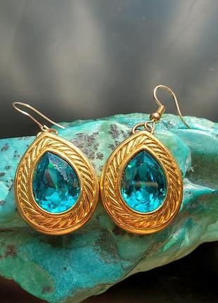 Swarovski серьги с кристаллами, оригинал