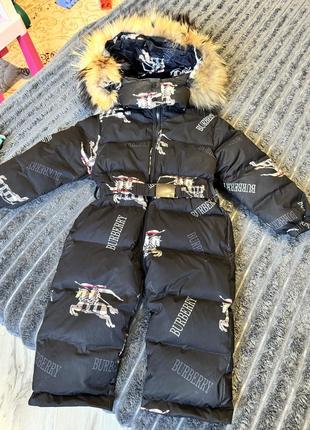 Пуховий комбінезон burberry