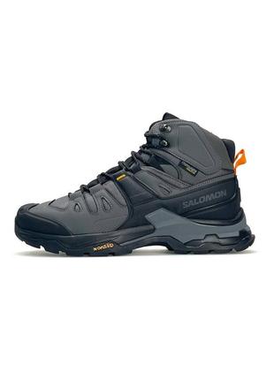 ❄️salomon Aero 4 gtx grey❄️ кросівки чоловічі зимні саломон, кроссовки мужские зимние высокие саломон